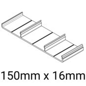 Knotwood Self Mating Slat 150mm x 16mm - 6500mm
